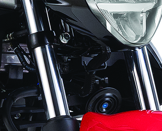 Stiffer 41mm Front Forks